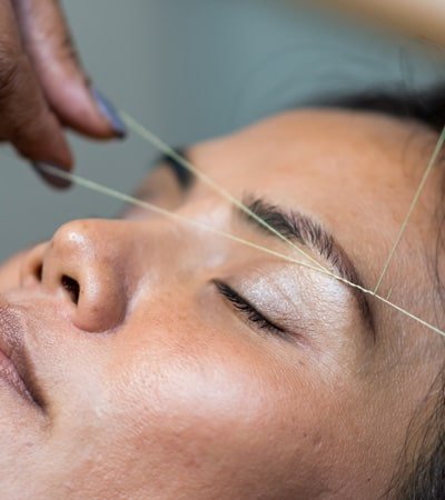 Relaxing hot stone massage spa